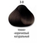 ДТ 3-0 стойкая крем-краска для волос Темный коричневый натуральный 60 мл 