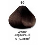 ДТ 4-0 стойкая крем-краска для волос Средний коричневый натуральный 60 мл 