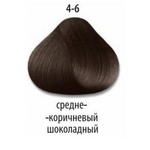 ДТ 4-6 стойкая крем-краска для волос Средний коричневый шоколадный 60 мл 