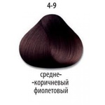 ДТ 4-9 стойкая крем-краска для волос Средний коричневый фиолетовый 60 мл 