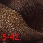 ДТ 5-42 стойкая крем-краска для волос Светлый коричневый бежевый пепельный 60 мл 