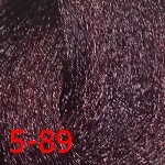 ДТ 5-89 стойкая крем-краска для волос Светлый коричневый красный фиолетовый 60 мл 