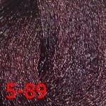 ДТ 5-89 стойкая крем-краска для волос Светлый коричневый красный фиолетовый 60 мл 