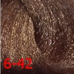 ДТ 6-42 стойкая крем-краска для волос Темный русый бежевый пепельный 60 мл 