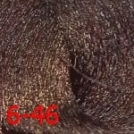 ДТ 6-46 стойкая крем-краска для волос Темный русый бежевый шоколадный 60 мл 