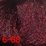 ДТ 6-88 стойкая крем-краска для волос Темный русый интенсивный красный 60 мл 