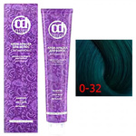 CD Крем-краска для волос с витамином  С 0/32 сине-зеленый100 мл 